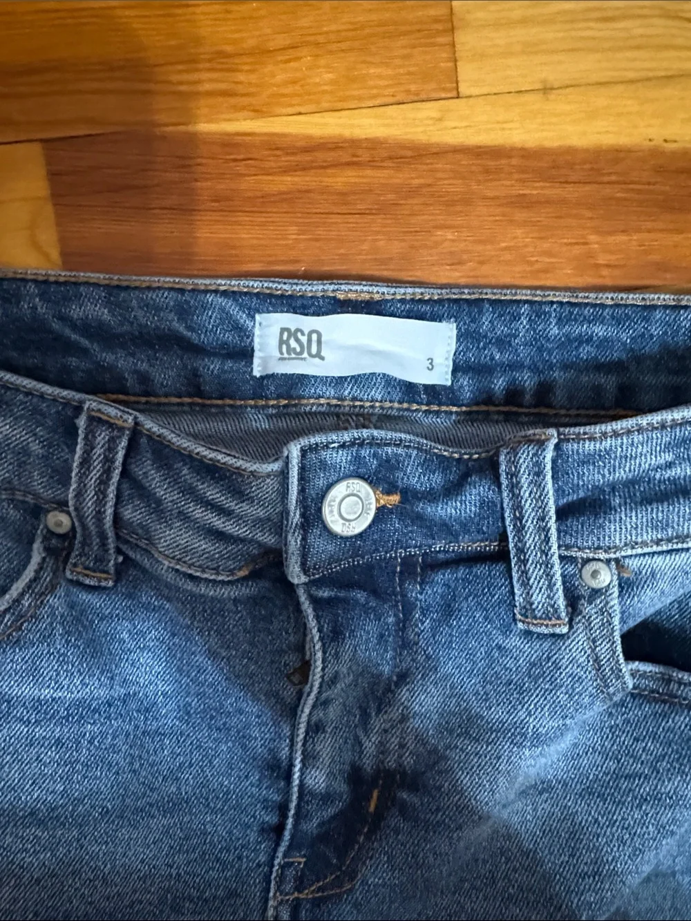 Classic Denim Mini Skirt - Blue